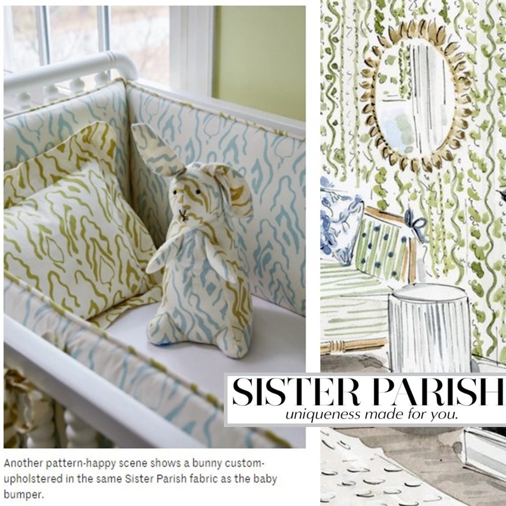 SISTER PARISH DESIGN ๐ Nursery Decor Bunny Rabbit - Picture 12 of 13